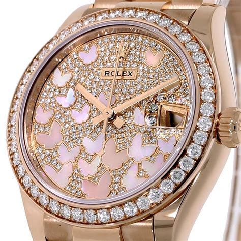 rolex butterfly gold watch|rolex watches for sale.